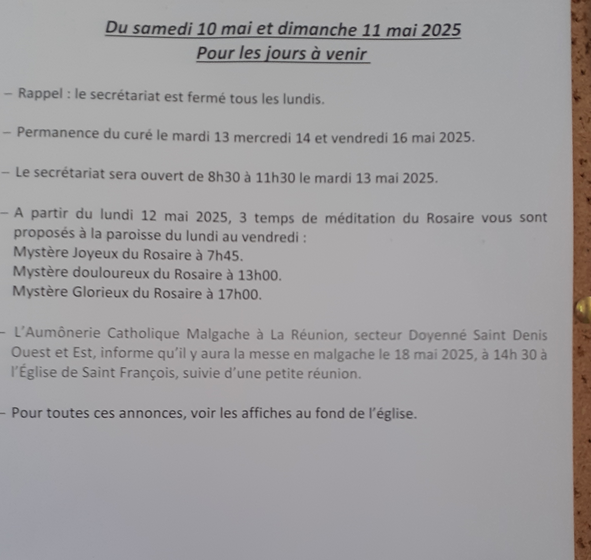 Bulletin.