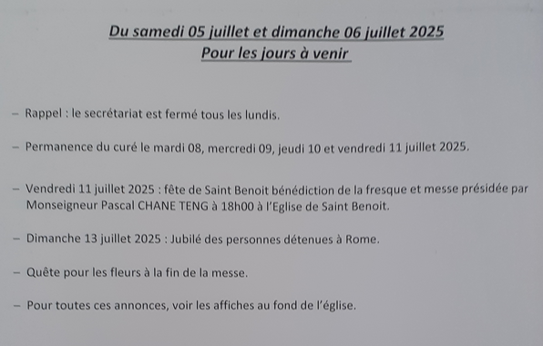 Bulletin.