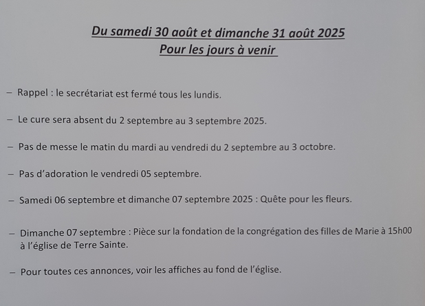 Bulletin.